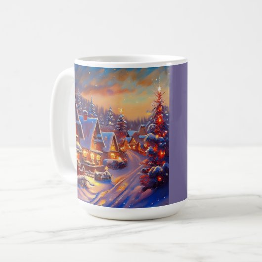 Winterurlaub Kaffeetasse (Vorderseite Links)