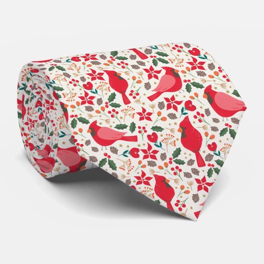 Winterurlaub Kardinal Krawatte (Gerollt)