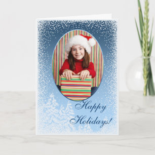 Winterurlaub-Karte Feiertagskarte