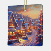 Winterurlaub Keramikornament (Links)