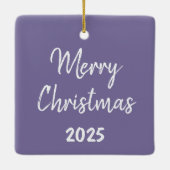 Winterurlaub Keramikornament (Rückseite)