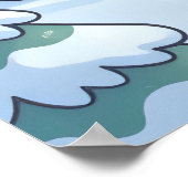 Winterurlaub Kleine Kinder mit gemütlichen Wohnung Poster (Ecke)