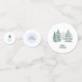 Winterurlaub Konfetti (Vorderseiten)