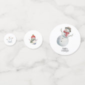 Winterurlaub Konfetti (Rückseiten)