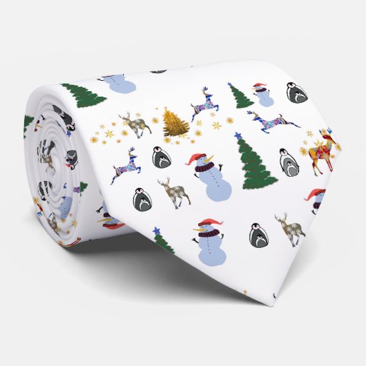 Winterurlaub Krawatte (Gerollt)