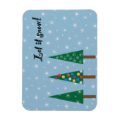 Winterurlaub Kühlschrankmagnet Magnet (Vertikal)