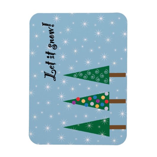 Winterurlaub Kühlschrankmagnet Magnet (Vertikal)