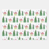 Winterurlaub Land Schönheit Geschenkpapier Set (Vorderseite)