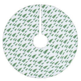 Winterurlaub Land Schönheit Polyester Weihnachtsbaumdecke