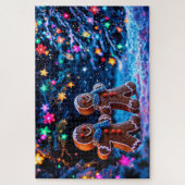 Winterurlaub Lebkuchen Weihnachtskunst Puzzle (Vertikal)