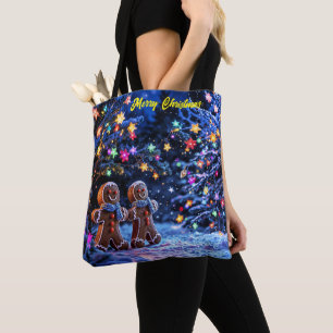 Winterurlaub Lebkuchen Weihnachtskunst Tasche