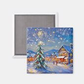 Winterurlaub Magnet (Vorderseite/Rückseite)