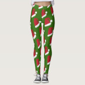 Winterurlaub Maßgeschneiderte Leggings (Vorderseite)