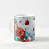 Winterurlaub mit Weihnachtsmotiven Kaffeetasse (Vorderseite Links)