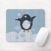Winterurlaub Mousepad (Mit Mouse)