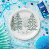 Winterurlaub Pappteller (Party)