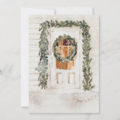 Winterurlaub Party Geburtstag Einladung (Rückseite)