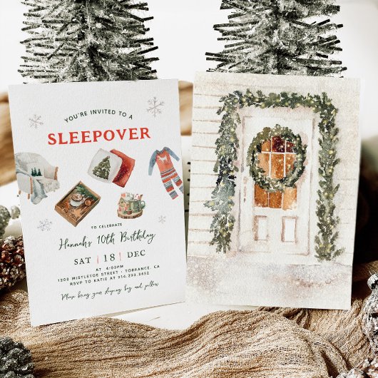 Winterurlaub Party Geburtstag Einladung