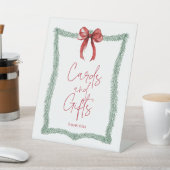 Winterurlaub-Partykarten und Geschenke Unterschrif Sockelschild (In SItu)