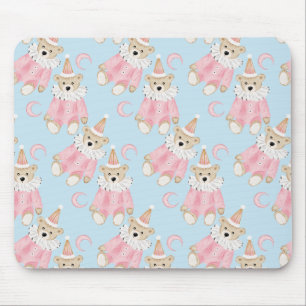 Winterurlaub pastellfarbene Weihnachtskindermuster Mousepad