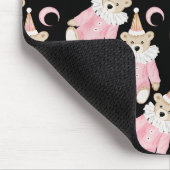 Winterurlaub pastellfarbene Weihnachtskindermuster Mousepad (Ecke)