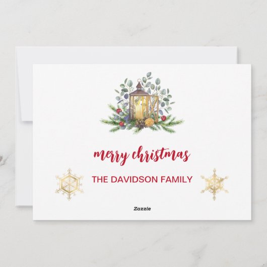 Winterurlaub Pine Cones Light Frohe Weihnachten (Rückseite)