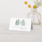 Winterurlaub Platzkarte (Vorderseite)