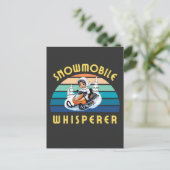 Winterurlaub Postkarte (Stehend Vorderseite)