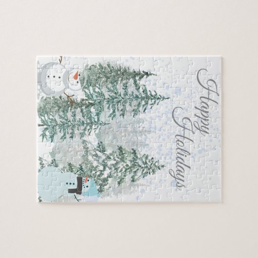 Winterurlaub Puzzle (Horizontal)