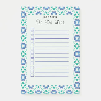 Winterurlaub - Quilt-Einkaufsliste nach der Ankünd Post-it Klebezettel