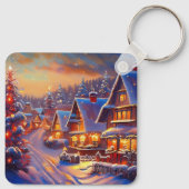 Winterurlaub Schlüsselanhänger (Rückseite)