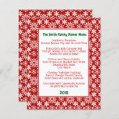 Winterurlaub Schneeflocken (Vorne/Hinten)