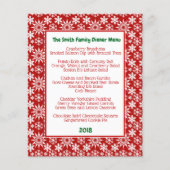 Winterurlaub Schneeflocken (Vorderseite)