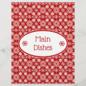 Winterurlaub Schneeflocken Rezept (Vorderseite)