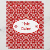 Winterurlaub Schneeflocken Rezept (Vorne/Hinten)