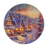 Winterurlaub Schneidebrett (Vorderseite)