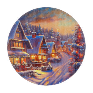 Winterurlaub Schneidebrett