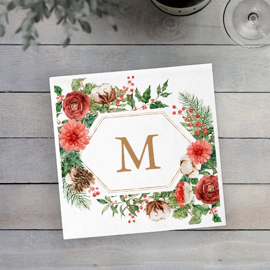 Winterurlaub Serviette