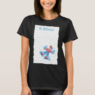 Winterurlaub Ski Weihnachten Ski X-mas Skifahren S T-Shirt