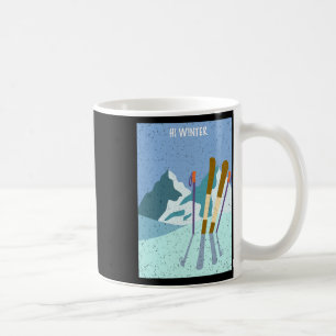 Winterurlaub Ski Weihnachten X-mas Skifahren Skifa Kaffeetasse