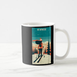 Winterurlaub Ski Weihnachten X-mas Skifahren Skifa Kaffeetasse