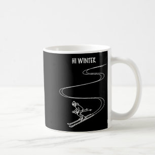 Winterurlaub Skilift Kunst Weihnachten X-mas Skifa Kaffeetasse