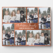 Winterurlaub Snaps Bronze Metallic Fotoplatte (Vorderseite)