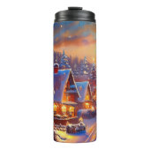 Winterurlaub Thermosbecher (Vorderseite)