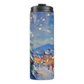 Winterurlaub Thermosbecher (Vorderseite)