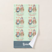 Winterurlaub Weihnachten Ehepaar Individuelle Name Badhandtuch Set (Handtuch)
