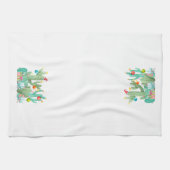 Winterurlaub Weihnachten Kaktus Wüste Südwesten K Geschirrtuch (Horizontal)