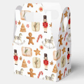 Winterurlaub Weihnachten Nutcracker Cookie Muster Geschenkschachtel (Geöffnet)