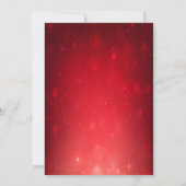 Winterurlaub Weihnachten Party Einladung (Rückseite)