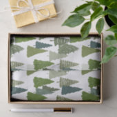 Winterurlaub Weihnachtsbaummuster  Seidenpapier (Geschenk)